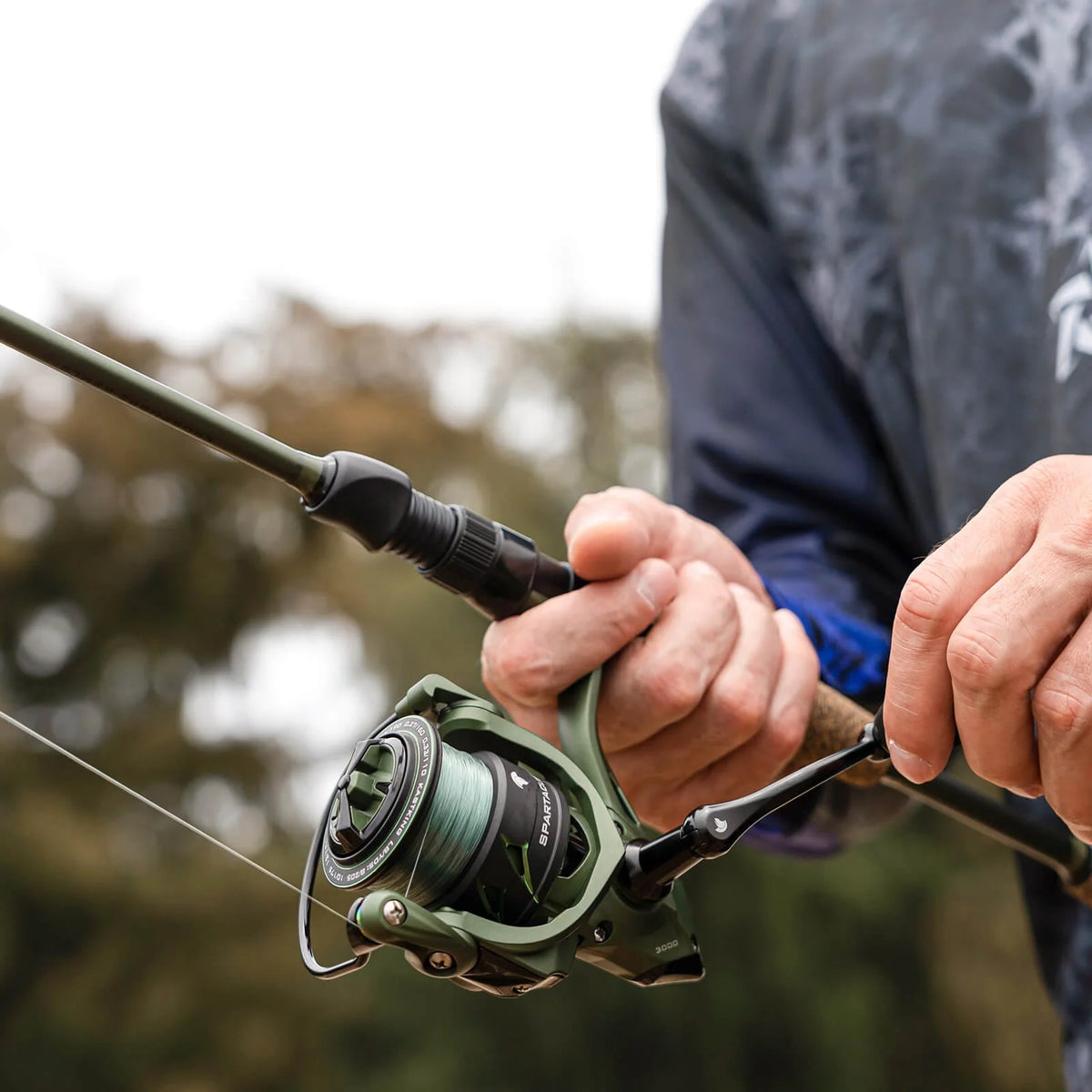 Spartacus II Twin-Tip Spinning Fishing Rod and Reel Combo