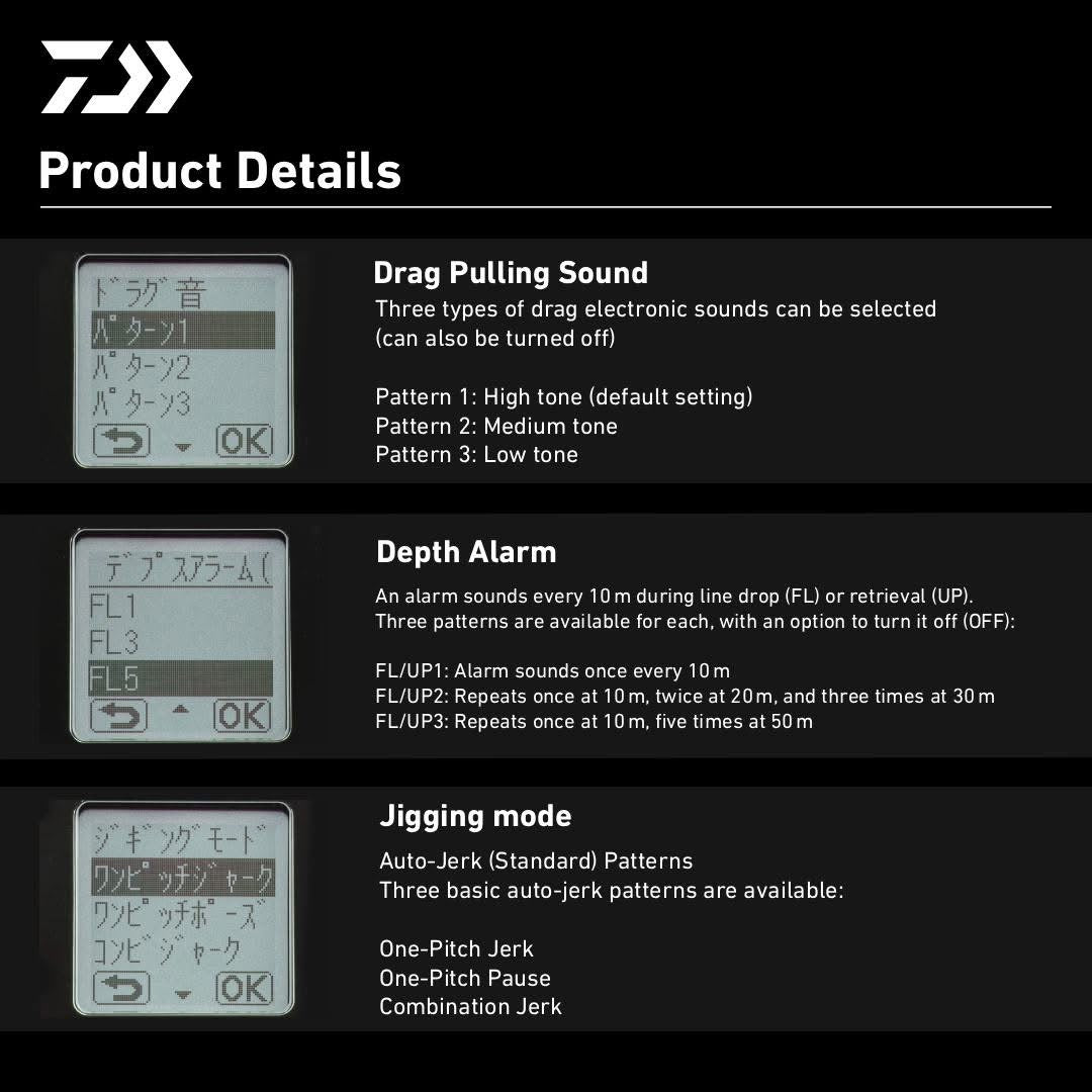 BenTrod Daiwa 2026 Seaborg 500J Electric Reel