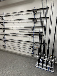 Made in the USA Premium Fishing Rod Racks | Wall or Ceiling or Boat Mounted