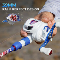 Royale Legend Patriot Twin-Tip Baitcaster Rod and Reel Combo