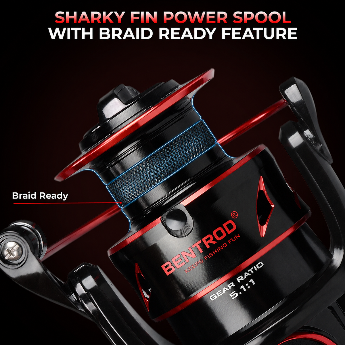 Sharky Baitfeeder III Spinning Reel