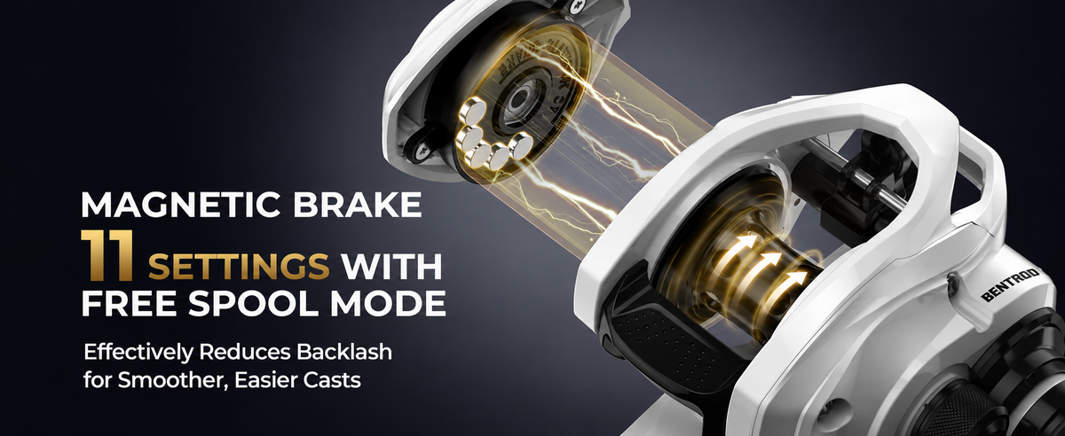 IM6 graphite construction with PTS technology delivers lightweight sensitivity and one-piece-like power, while the twin-tip design adds versatility and backup convenience.