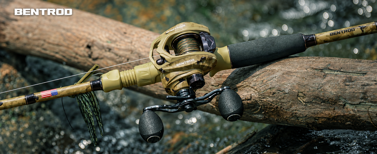 BenTrod Spartacus Defender Twin-Tip Combo, built for bass, trout, walleye, and more.