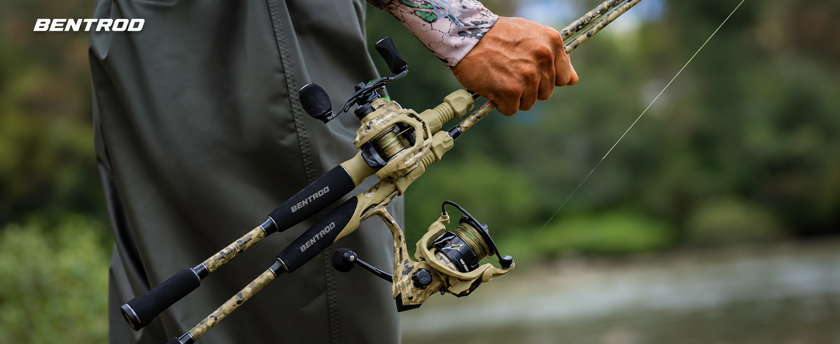 BenTrod Spartacus Defender Twin-Tip Combo, built for bass, trout, walleye, and more.