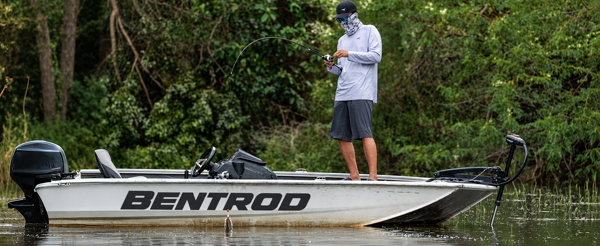 Designed for bass, trout, walleye, panfish, and light inshore species, the BenTrod Lethal Phantom Twin-Tip Combo combines premium performance with travel-ready convenience.