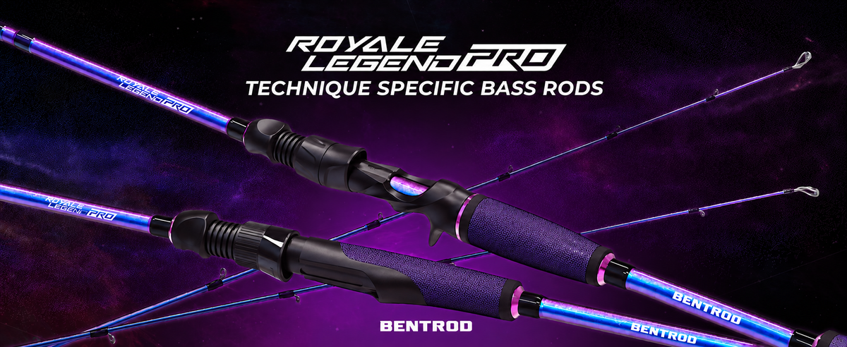 BenTrod Royale Legend Pro Technique Bass Fishing Rods are designed to be the ultimate tool for that technique and are each named for those methods of fishing.