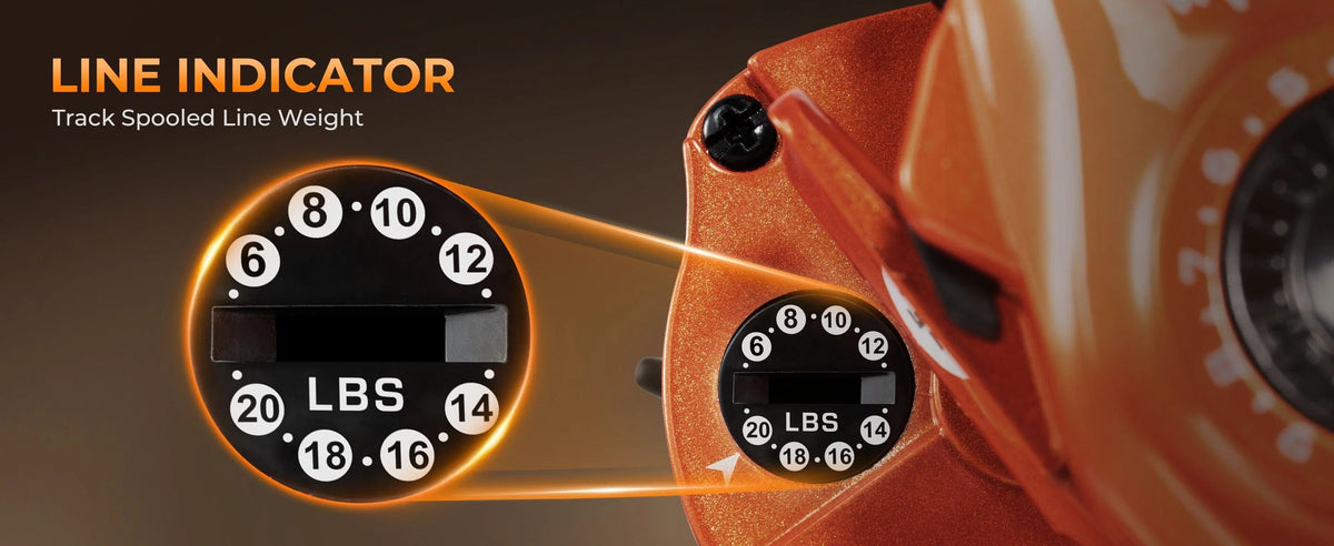 It also includes a convenient line indicator to help you monitor your spooled line weight.