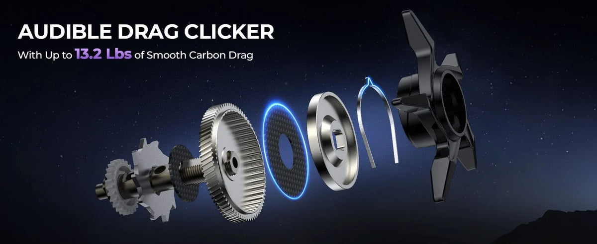 The Kestrel SE Baitcasting Reel combines a feather-light design with rock-solid rigidity.