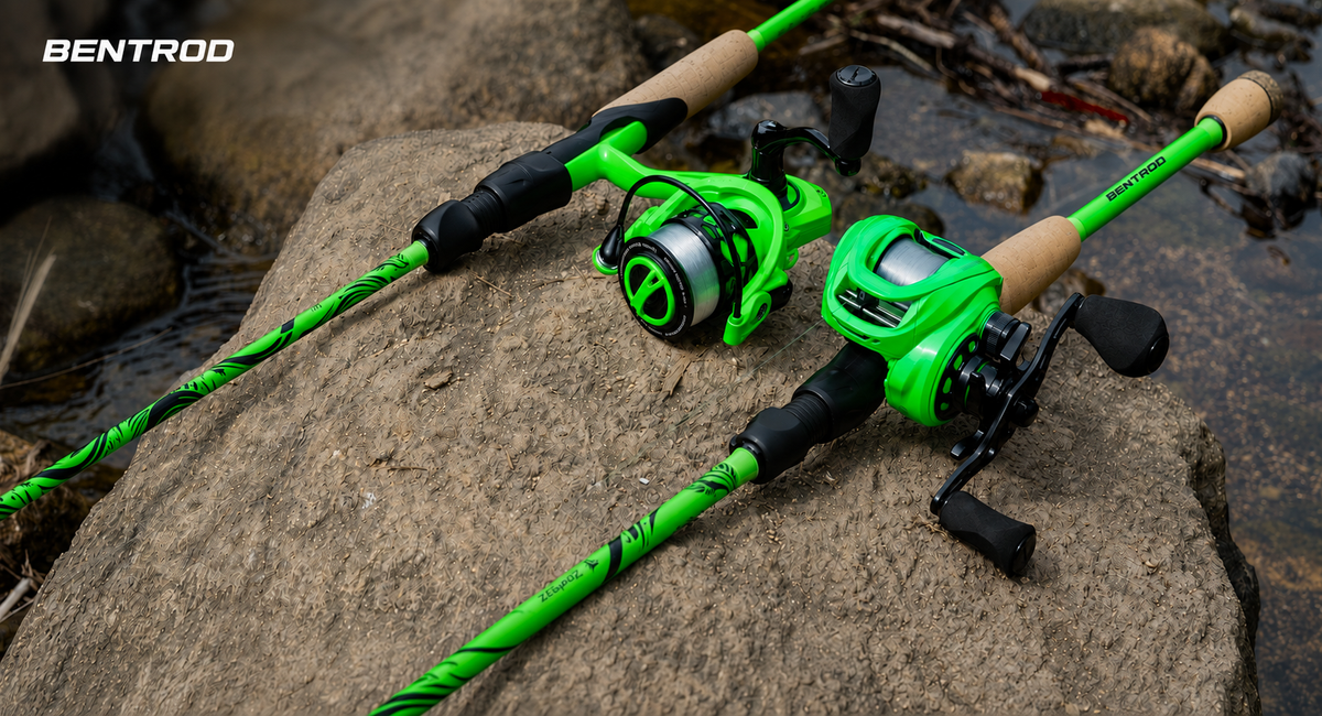 The Zephyr Dual-tip Rod & Reel Combo is designed for both comfort and exceptional performance.